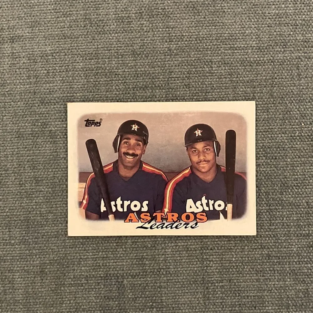 1988 Topps Houston Astros Baseball Card Trading Card
